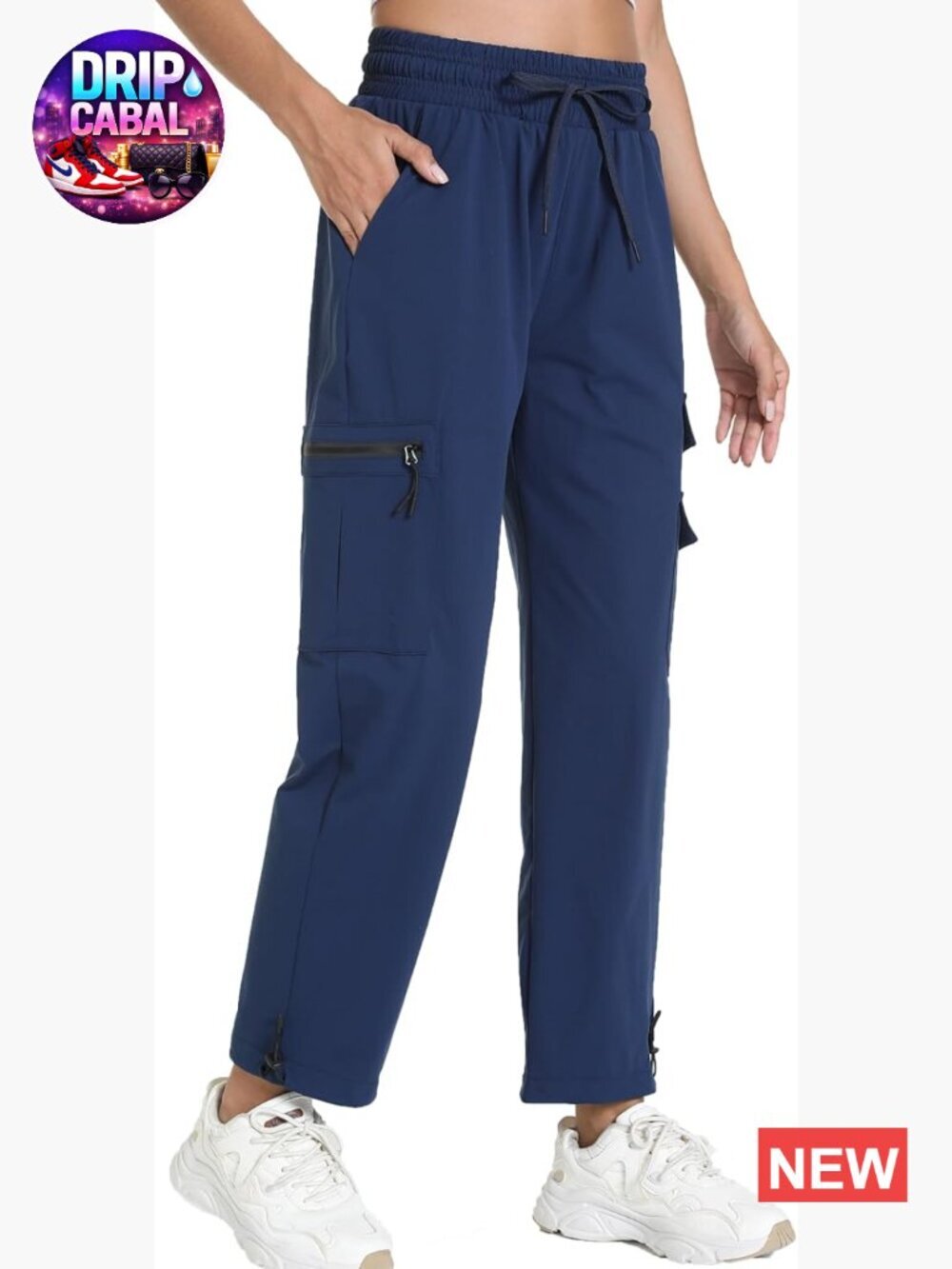 Women's Quick Dry Cargo Pants with Pockets Lightweight Hiking Joggers Athletic